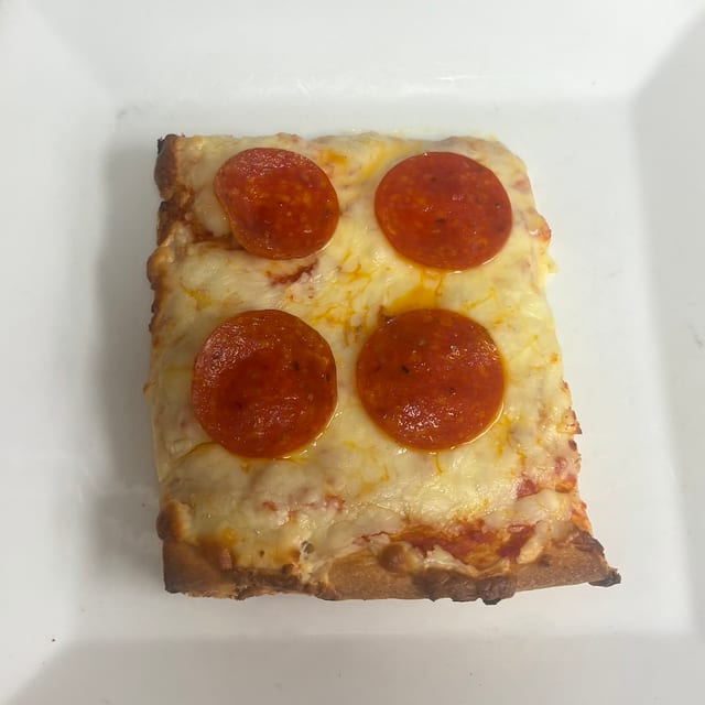 Sicilian Pizza Slice.