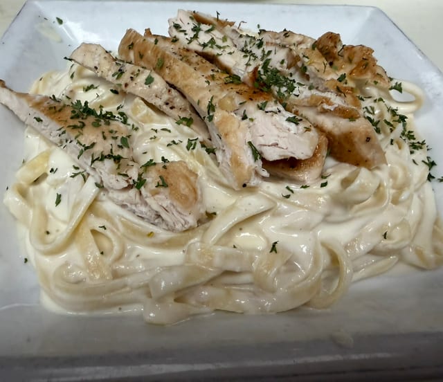 Fettuccine Alfredo.