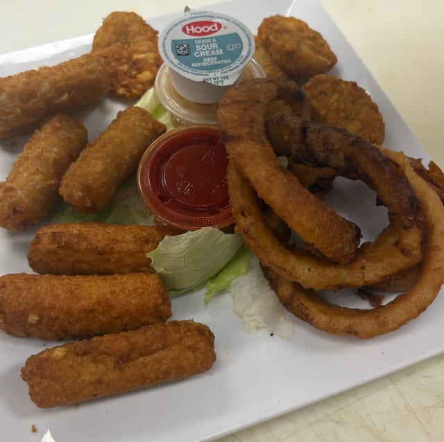 Meatless Sampler Platter.