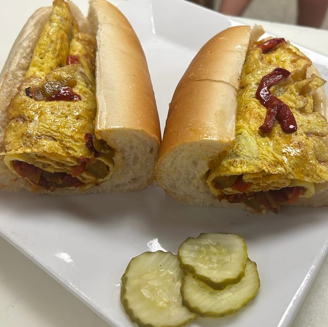 Egg and Pepper.