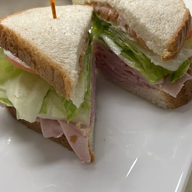 Ham and Cheese Sandwich.