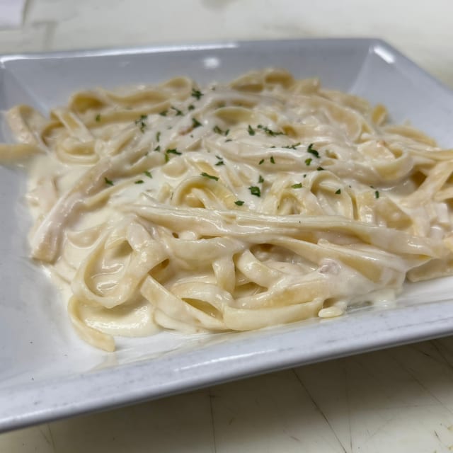 Fettuccine Alfredo.